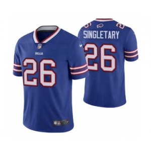 Men's Buffalo Bills #26 Devin Singletary Blue Vapor Untouchable Limited Stitched NFL Jersey