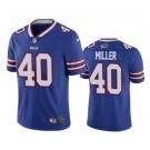 Men's Buffalo Bills #40 Von Miller Blue Vapor Untouchable Limited Stitched Football Jersey