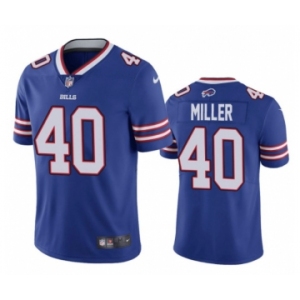 Men's Buffalo Bills #40 Von Miller Blue Vapor Untouchable Limited Stitched Football Jersey