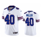 Men's Buffalo Bills #40 Von Miller White Vapor Untouchable Limited Stitched Football Jersey