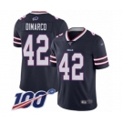 Men's Buffalo Bills #42 Patrick DiMarco Limited Navy Blue Inverted Legend 100th Season Football Jersey