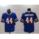 Men's Buffalo Bills #44 Joe Andreessen Blue Vapor Untouchable Limited Stitched Jersey