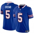 Men's Buffalo Bills #5 Anthony Brown Blue 2024 F.U.S.E. Vapor Untouchable Limited Football Stitched Jersey