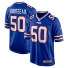 Men's Buffalo Bills #50 Gregory Rousseau Nike Royal 2021 NFL Draft First Round Pick Vapor Untouchable Limited