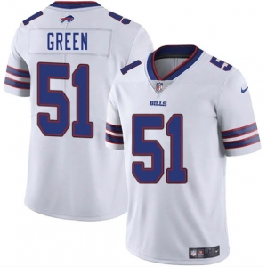 Men's Buffalo Bills #51 Kendrick Green White 2025 Vapor Untouchable Limited Football Stitched Jersey