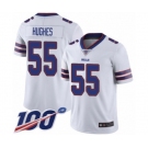 Men's Buffalo Bills #55 Jerry Hughes White Vapor Untouchable Limited Player 100th Season Football Jersey