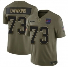 Men's Buffalo Bills #73 Dion Dawkins Olive 2025 F.U.S.E. Salute to Service Limited Football Stitched Jersey