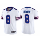 Men's Buffalo Bills #8 O. J. Howard White Vapor Untouchable Limited Stitched Football Jersey