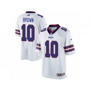 Men's Nike Buffalo Bills #10 Philly Brown Limited White NFL Jersey