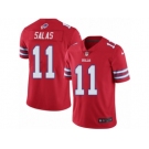 Men's Nike Buffalo Bills #11 Greg Salas Limited Red Rush NFL Jersey