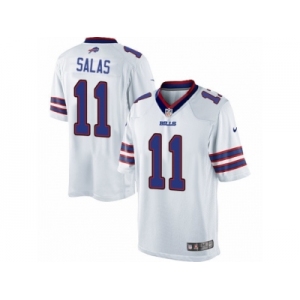 Men's Nike Buffalo Bills #11 Greg Salas Limited White NFL Jersey