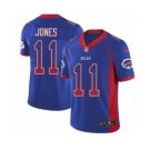 Men's Nike Buffalo Bills #11 Zay Jones Limited Royal Blue Rush Drift Fashion NFL Jersey