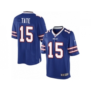 Men's Nike Buffalo Bills #15 Brandon Tate Limited Royal Blue Team Color NFL Jersey