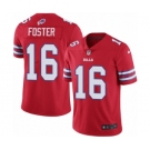 Men's Nike Buffalo Bills #16 Robert Foster Limited Red Rush Vapor Untouchable NFL Jersey