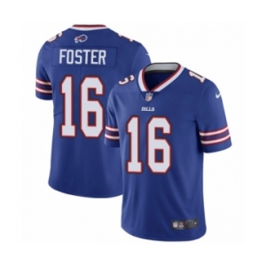Men's Nike Buffalo Bills #16 Robert Foster Royal Blue Team Color Vapor Untouchable Limited Player NFL Jersey