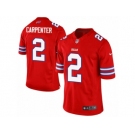 Men's Nike Buffalo Bills #2 Dan Carpenter Limited Red Rush NFL Jersey