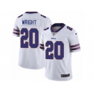 Men's Nike Buffalo Bills #20 Shareece Wright Vapor Untouchable Limited White NFL Jersey