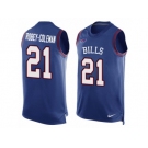 Men's Nike Buffalo Bills #21 Nickell Robey-Coleman Limited Royal Blue Player Name & Number Tank Top NFL Jersey