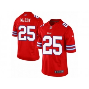 Men's Nike Buffalo Bills #25 LeSean McCoy Limited Red Rush NFL Jersey