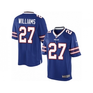 Men's Nike Buffalo Bills #27 Duke Williams Limited Royal Blue Team Color NFL Jersey
