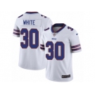 Men's Nike Buffalo Bills #30 Corey White Vapor Untouchable Limited White NFL Jersey