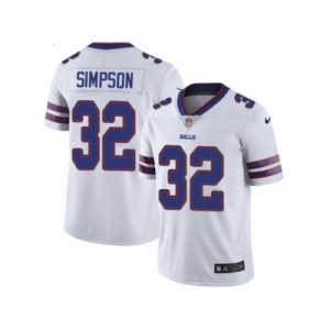 Men's Nike Buffalo Bills #32 O. J. Simpson Vapor Untouchable Limited White NFL Jersey