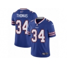 Men's Nike Buffalo Bills #34 Thurman Thomas Vapor Untouchable Limited Royal Blue Team Color NFL Jersey