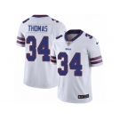 Men's Nike Buffalo Bills #34 Thurman Thomas Vapor Untouchable Limited White NFL Jersey