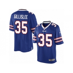 Men's Nike Buffalo Bills #35 Mike Gillislee Limited Royal Blue Team Color NFL Jersey