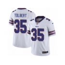 Men's Nike Buffalo Bills #35 Mike Tolbert Vapor Untouchable Limited White NFL Jersey