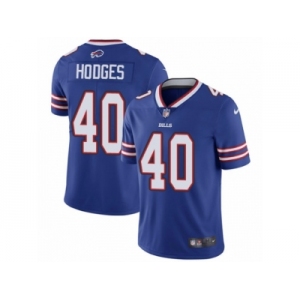 Men's Nike Buffalo Bills #40 Gerald Hodges Royal Blue Team Color Vapor Untouchable Limited Player NFL Jersey