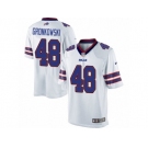 Men's Nike Buffalo Bills #48 Glenn Gronkowski Limited White NFL Jersey