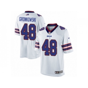 Men's Nike Buffalo Bills #48 Glenn Gronkowski Limited White NFL Jersey