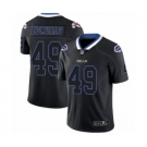 Men's Nike Buffalo Bills #49 Tremaine Edmunds Limited Black Lights Out Black Rush NFL Jersey