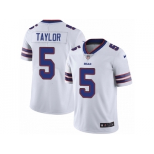 Men's Nike Buffalo Bills #5 Tyrod Taylor Vapor Untouchable Limited White NFL Jersey