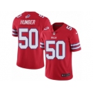 Men's Nike Buffalo Bills #50 Ramon Humber Limited Red Rush NFL Jersey