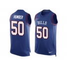 Men's Nike Buffalo Bills #50 Ramon Humber Limited Royal Blue Player Name & Number Tank Top NFL Jersey