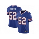 Men's Nike Buffalo Bills #52 Preston Brown Vapor Untouchable Limited Royal Blue Team Color NFL Jersey