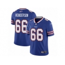 Men's Nike Buffalo Bills #66 Seantrel Henderson Vapor Untouchable Limited Royal Blue Team Color NFL Jersey