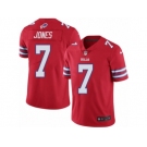 Men's Nike Buffalo Bills #7 Cardale Jones Limited Red Rush NFL Jersey