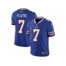 Men's Nike Buffalo Bills #7 Doug Flutie Vapor Untouchable Limited Royal Blue Team Color NFL Jersey