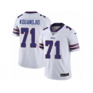 Men's Nike Buffalo Bills #71 Cyrus Kouandjio Vapor Untouchable Limited White NFL Jersey