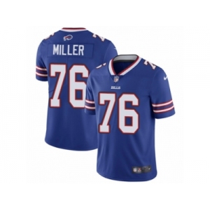 Men's Nike Buffalo Bills #76 John Miller Vapor Untouchable Limited Royal Blue Team Color NFL Jersey