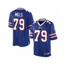 Men's Nike Buffalo Bills #79 Jordan Mills Limited Royal Blue Team Color NFL Jersey