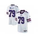 Men's Nike Buffalo Bills #79 Jordan Mills Limited White NFL Jersey