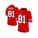 Men's Nike Buffalo Bills #81 Marcus Easley Limited Red Rush NFL Jersey