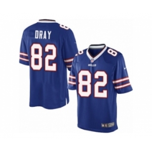 Men's Nike Buffalo Bills #82 Jim Dray Limited Royal Blue Team Color NFL Jersey