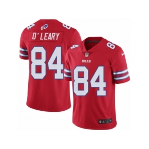 Men's Nike Buffalo Bills #84 Nick O'Leary Limited Red Rush NFL Jersey