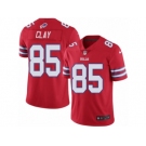 Men's Nike Buffalo Bills #85 Charles Clay Limited Red Rush NFL Jersey