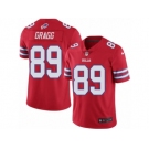 Men's Nike Buffalo Bills #89 Chris Gragg Limited Red Rush NFL Jersey